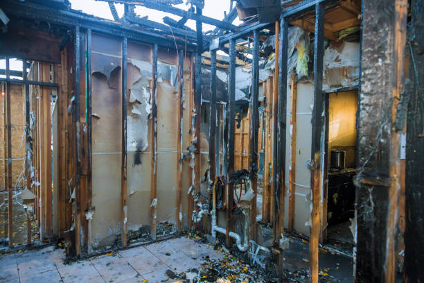 Professional Fire Damage Removal technician working in Georgetown, CA